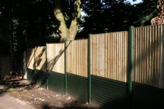 Timber Panels In Classic Green